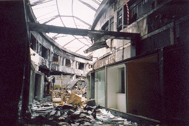 North Street Arcade Arson, Belfast by takete.